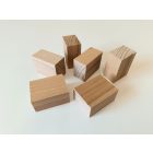 Fa Kocka, téglatest Bükk 4 x 3 x 2 cm 10 db-os csomag