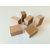 Fa Kocka, téglatest Bükk 4 x 3 x 2 cm 10 db-os csomag