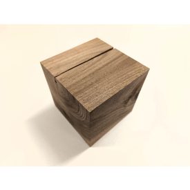 Rusztikus Fa Kocka Dió 11 x 11 cm