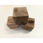 Rusztikus Fa Kocka Dió 11 x 11 cm
