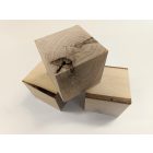 Rusztikus Fa Kocka Dió 9 x 9 cm
