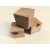 Rusztikus Fa Kocka Dió 8 x 8 cm