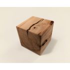 Rusztikus Fa Kocka Éger 7 x 7 cm
