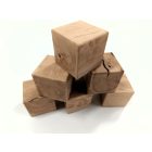 Rusztikus Fa Kocka Éger 7 x 7 cm