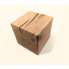 Rusztikus Fa Kocka Éger 8 x 8 cm