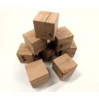 Rusztikus Fa Kocka Éger 8 x 8 cm