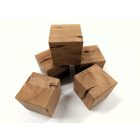 Rusztikus Fa Kocka Éger 10 x 10 cm