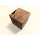 Rusztikus Fa Kocka Éger 9 x 9 cm