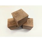 Rusztikus Fa Kocka Éger 9 x 9 cm