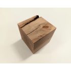 Rusztikus Fa Kocka Éger 8 x 8 cm