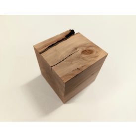 Rusztikus Fa Kocka Éger 8 x 8 cm
