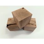 Rusztikus Fa Kocka Éger 8 x 8 cm