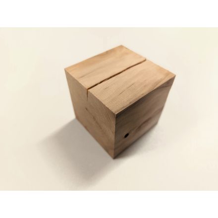 Rusztikus Fa Kocka Éger 6 x 6 cm