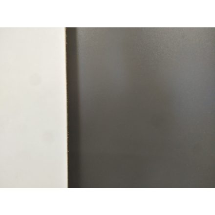 HDF bútor hátlap farostlemez 3mm egy oldalt antracit szürke