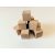 Fa Kocka Kőris 2 x 2 cm 10 db-os csomag