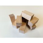 Fa Kocka, hasáb Kőris 4 x 2 x 2 cm 10 db-os csomag