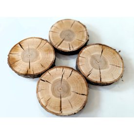 Fa korong Cseresznye 17 x 3 cm / 4 db