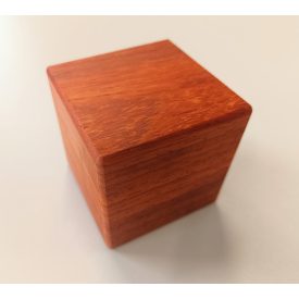 Fa Kocka Padauk 7 x 7 cm