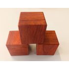 Fa Kocka Padauk 7 x 7 cm