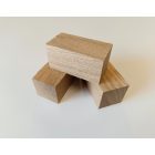 Fa Kocka, hasáb Tölgy 6 x 3 x 3 cm