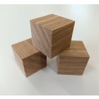 Fa Kocka Tölgy 3 x 3 cm