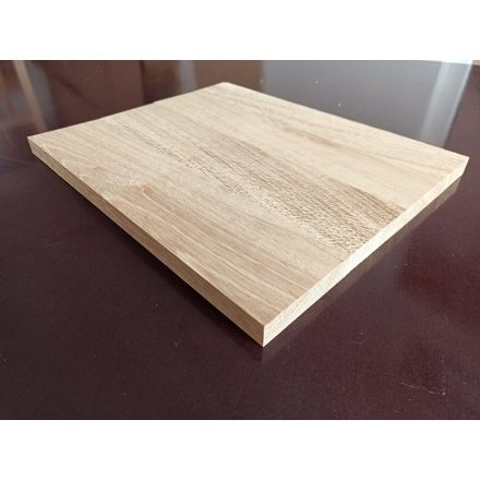 Tömör tölgy falap 18 mm 30 x 30 cm méretben