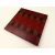 Mahagóni-Padauk-Iroko bütüs vágódeszka 36 x 35 x 4 cm