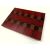 Mahagóni-Padauk-Iroko bütüs vágódeszka 39 x 29 x 4 cm