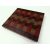 Mahagóni-Padauk-Iroko bütüs vágódeszka 36 x 32 x 4 cm