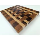Tölgy-Amerikai dió-Kőris bütüs vágódeszka 43,5 x 34,5 x 4 cm